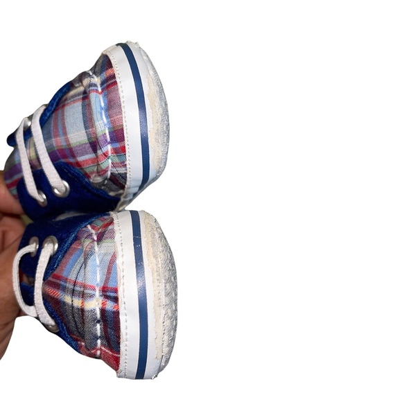 3-6M Baby Vision Baby Boy Plaid Shoes - Picture 9 of 16